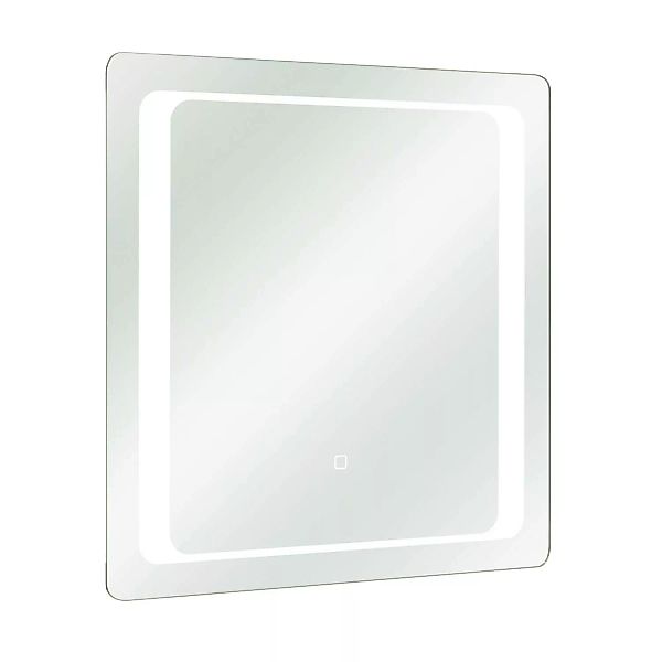 Spiegel 70x70 cm inkl. LED Beleuchtung mit Touch Bedienung MURCIA-66, B/H/T günstig online kaufen