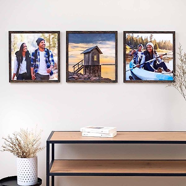 PHOTOLINI Bilderrahmen 3er Set, stabiles MDF-Holz, günstig online kaufen
