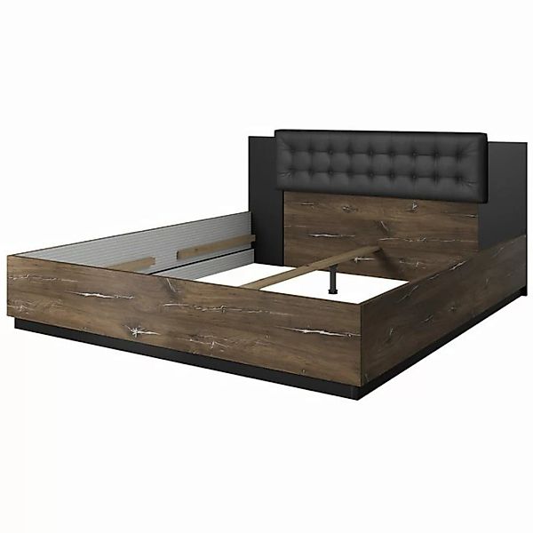 Schlafzimmer Doppelbett ohne Lattenrost, Liegefläche 160 x 200 cm SOLMS-83 günstig online kaufen