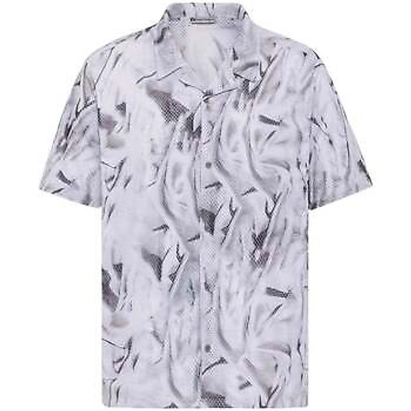 Dandalo  Hemdbluse Roel Oversize Lapel Collar All-over Print Short Sleeve S günstig online kaufen