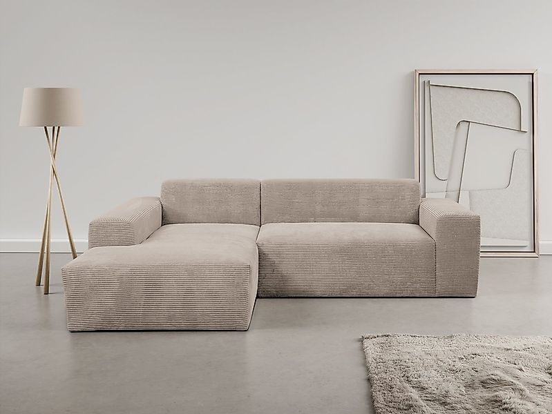 OTTO home Ecksofa Zeus-L modern & zeitlos, Breite 253 cm, bequemes Sofa, Cu günstig online kaufen