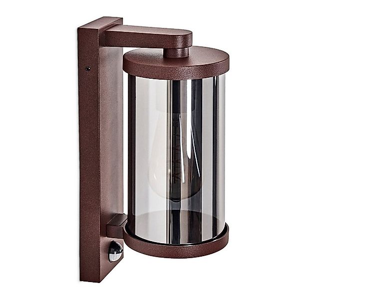 hofstein Außen-Wandleuchte Außenwandlampe mit Bewegungsmelder aus Metall/Gl günstig online kaufen