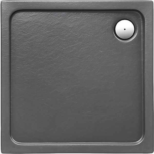 Ottofond Duschwanne Extraflach Aruba Rechteck 100 cm x 90 cm Anthrazit günstig online kaufen