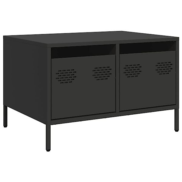 vidaXL TV-Schrank Schwarz 68x50x43,5 cm Kaltgewalzter Stahl 851238 günstig online kaufen