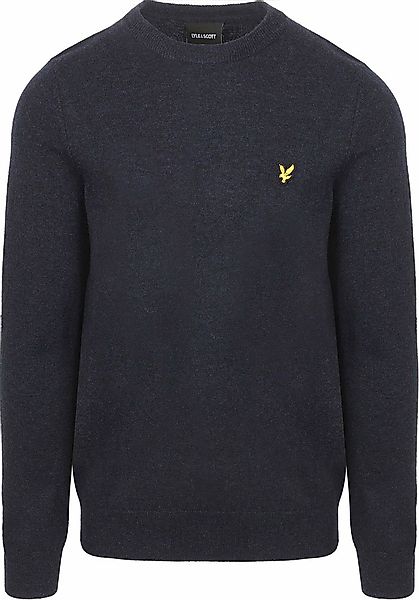 Lyle & Scott Pull Merino Lammwolle Navy - Größe XL günstig online kaufen