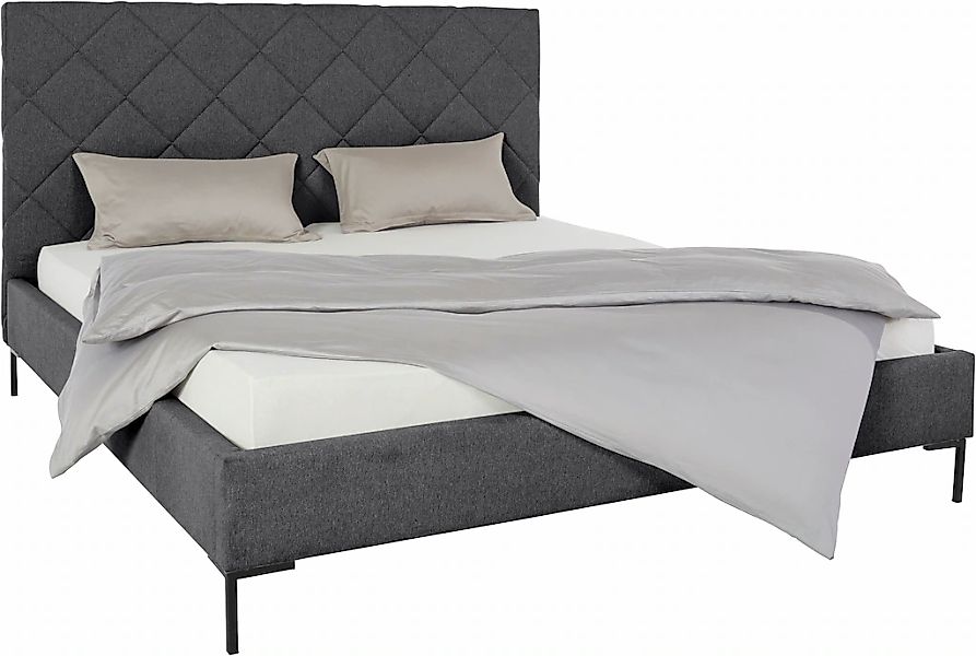Home affaire Polsterbett "Charlott" Modernes Polsterbett mit oder ohne Latt günstig online kaufen