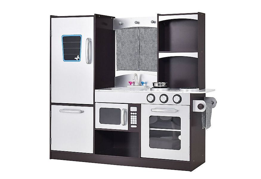 COSTWAY Spielküche Kinderküche, aus Holz, 97 x 30 x 95cm günstig online kaufen