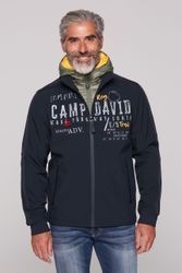 CAMP DAVID Softshelljacke mit Kapuze mit verstellbarem Gummizug im Saum günstig online kaufen