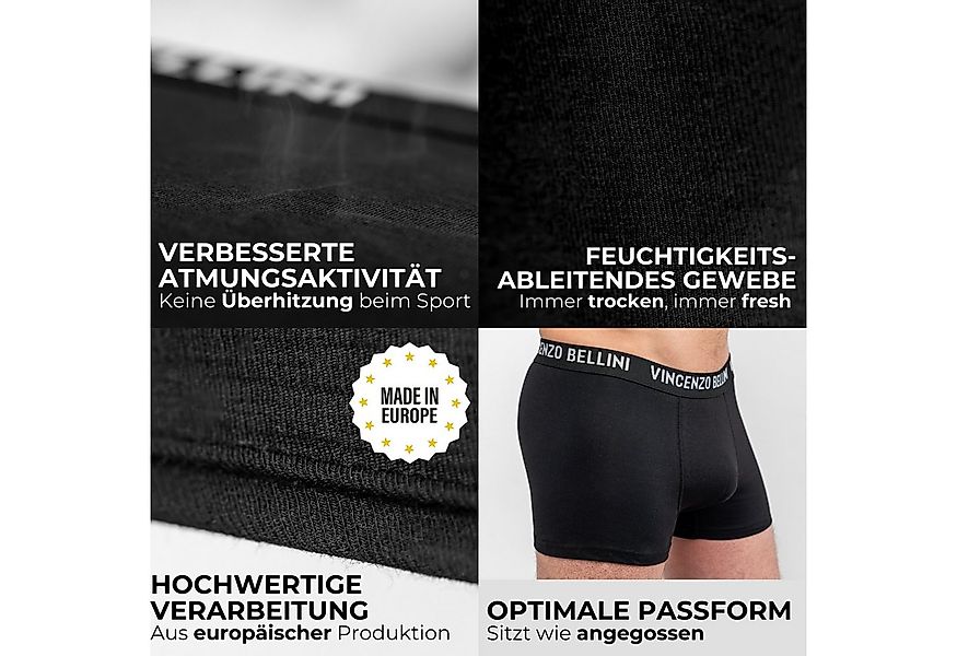 Vincenzo Bellini Boxershorts aus Baumwolle - 3 Farbvarianten - Herren Unter günstig online kaufen