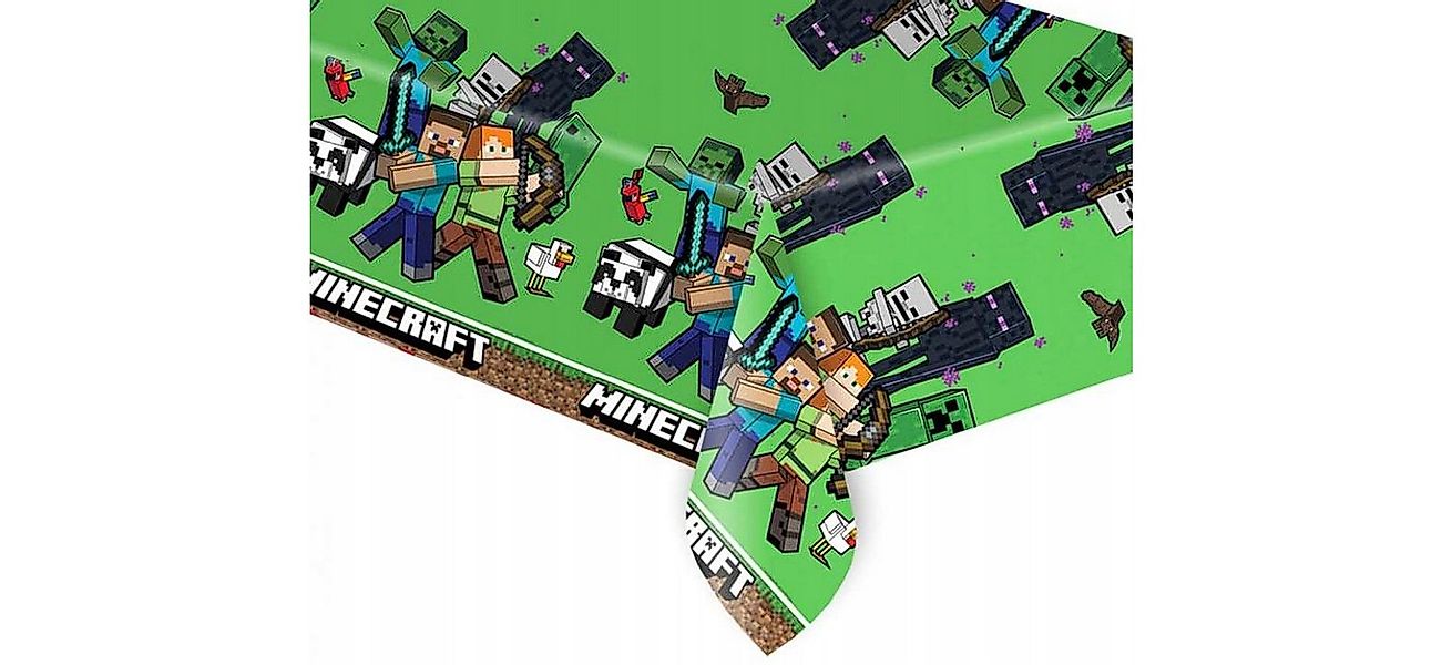 Festivalartikel Tischdecke Minecraft TNT Geburtstagsfeier Folien-Tischdecke günstig online kaufen