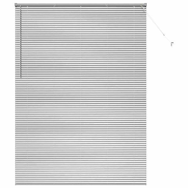 vidaXL Balkenjalousien mit Vorhängen Silber 220 x 155 cm Aluminium 42005958 günstig online kaufen