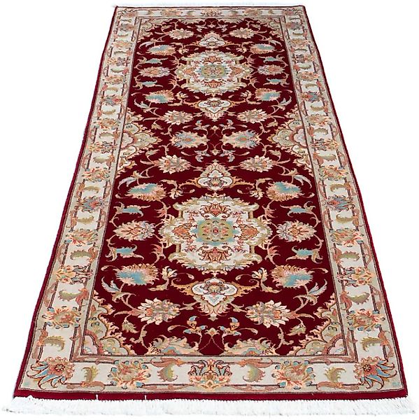 morgenland Orientteppich »Perser - Täbriz - 206 x 78 cm - dunkelrot«, recht günstig online kaufen