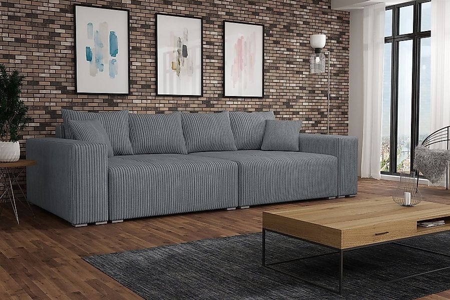 Fun Möbel Big-Sofa Megasofa Couchgarnitur REGGIO inkl. Schlaffunktion, inkl günstig online kaufen