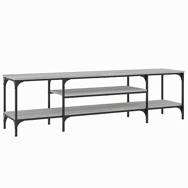 furnicato TV-Schrank Grau Sonoma 161x35x45 cm Holzwerkstoff & Eisen (1-St) günstig online kaufen