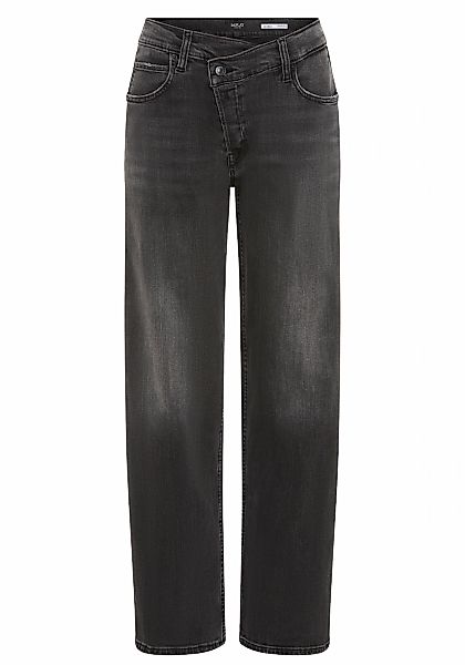 Replay Weite Jeans "ZELMAA" mit asymmetrischem Verschluss günstig online kaufen