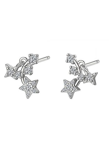 Hey Happiness Paar Ohrstecker Stern Nachthimmel, mit Zirkonia, Zarte Kleine günstig online kaufen
