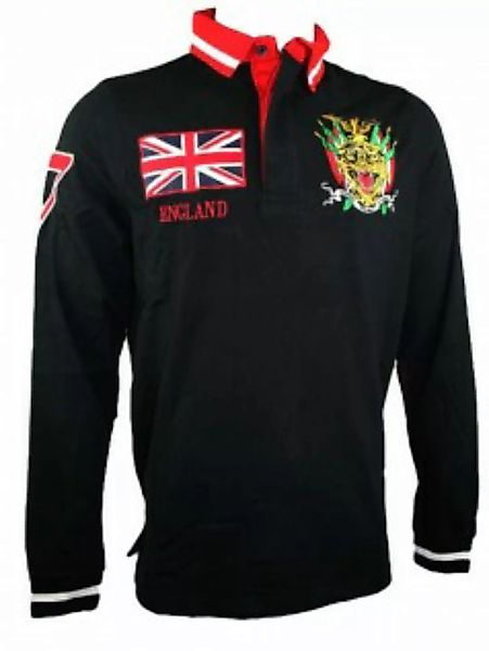 Ed Hardy Herren Polo Langarm Shirt England (S) günstig online kaufen