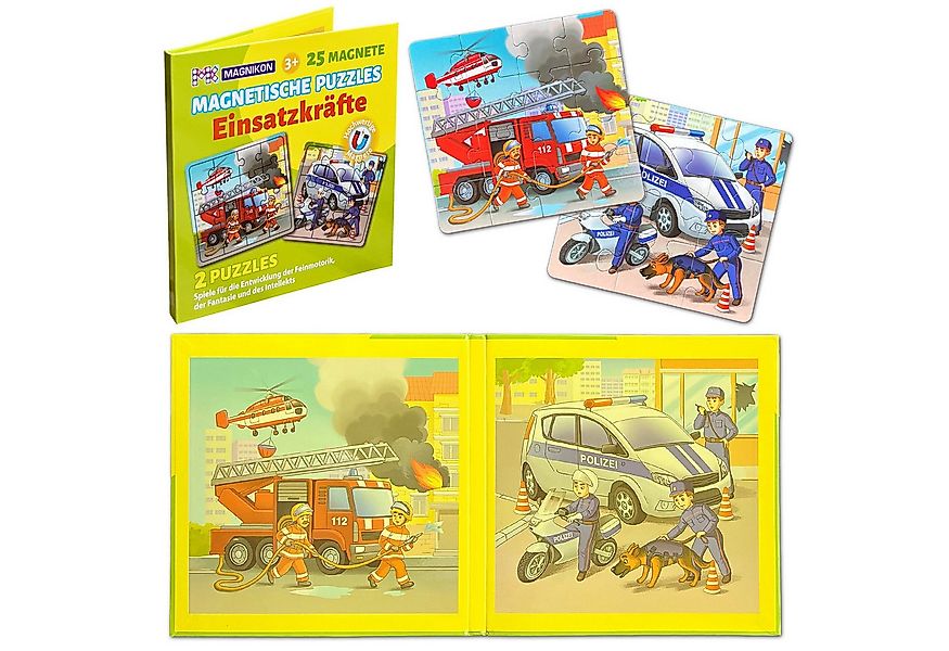 MAGNIKON Puzzle Magnetpuzzle, Magnetische Puzzles ab 2 Jahren, 25 Puzzletei günstig online kaufen