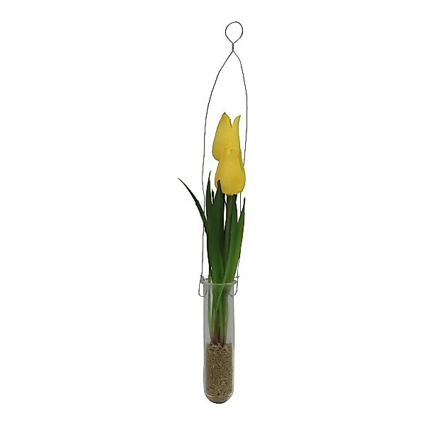 Tulpe i. Reagenzglas ca. 28cm, gelb günstig online kaufen