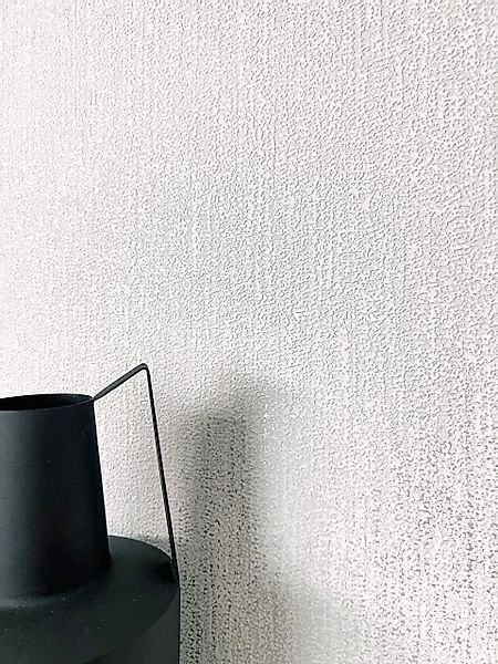 Newroom Vliestapete, Hellgrau Tapete Modern Unifarbe günstig online kaufen