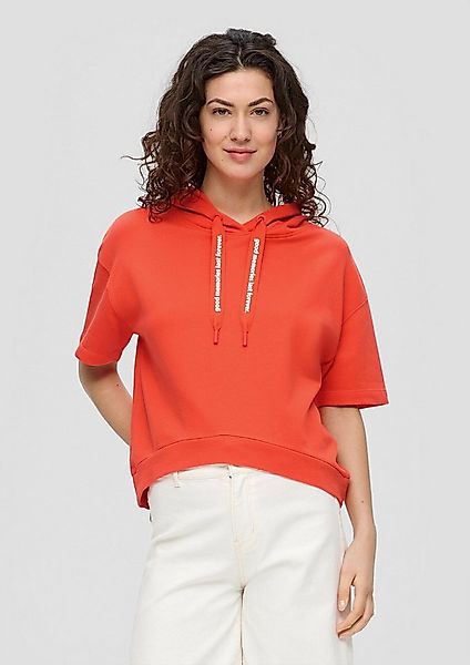 s.Oliver Sweatshirt Sweatshirt Hoodie mit halblangen Ärmeln günstig online kaufen