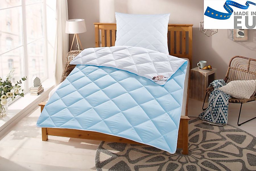 my home Microfaserbettdecke + Kunstfaserkissen "Top Cool, Bettdecke und Kis günstig online kaufen