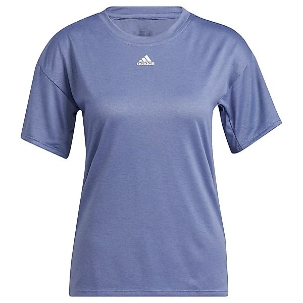 Adidas Training 3 Stripes Kurzarm T-shirt L Orbit Violet günstig online kaufen