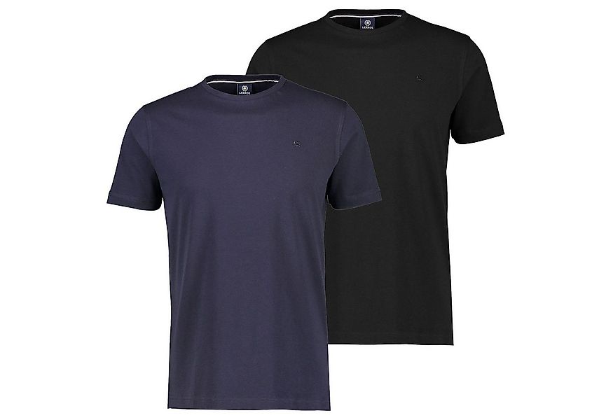 LERROS T-Shirt Basic in hochwertiger Qualität mit Logo Stickerei günstig online kaufen