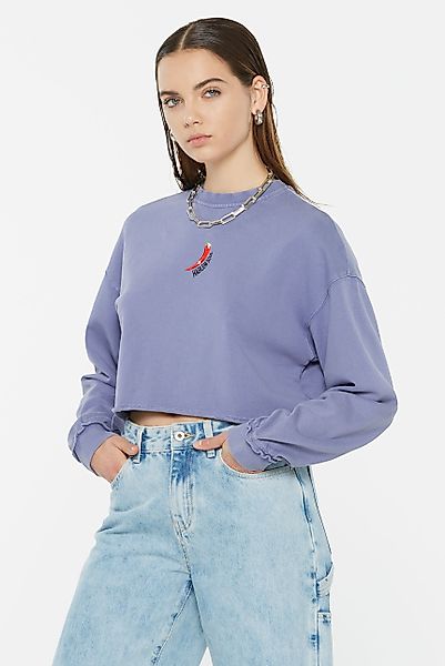Harlem Soul Sweater, mit Used-Kante am Ärmel günstig online kaufen