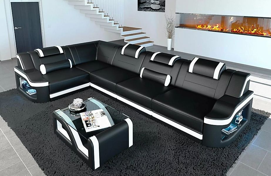 Sofa Dreams Ecksofa Ledersofa Padua L Form Ledercouch Leder Sofa, Couch, mi günstig online kaufen