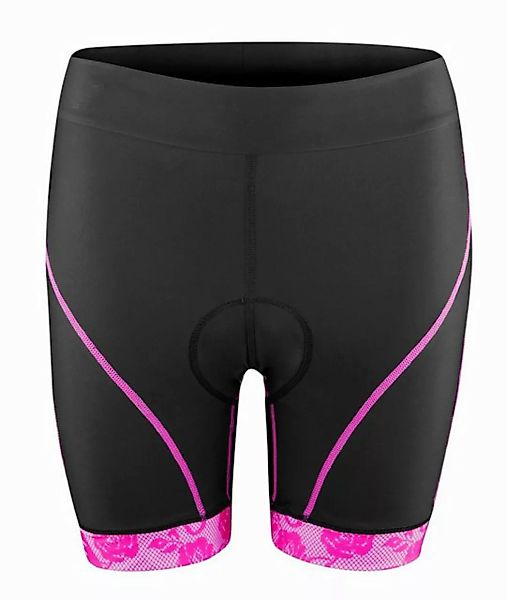 Fahrradhose Force shorts Rose mit Pad schwarz-pink günstig online kaufen