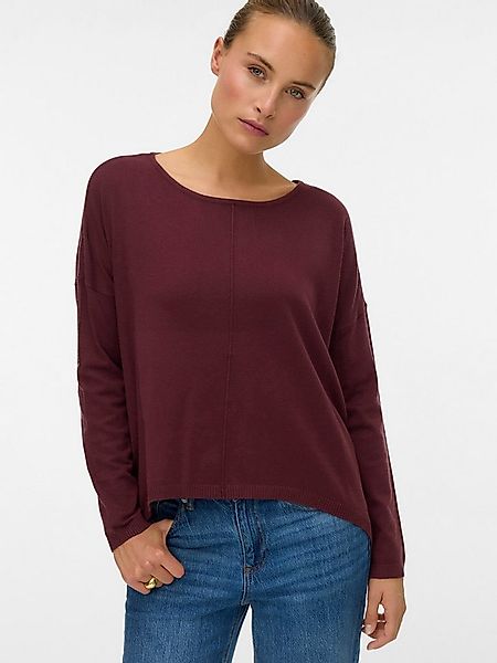 Vero Moda Rundhalspullover VMBREEZE AURA LS ZIPPER BLOUSE NOOS günstig online kaufen