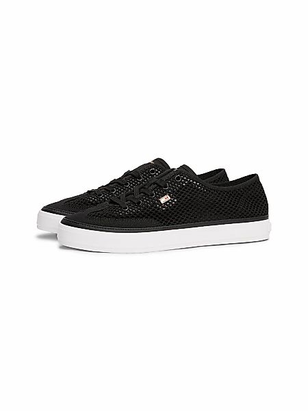 Tommy Hilfiger Plateausneaker "TH OPEN MESH VULC SNEAKER", Freizeitschuh, H günstig online kaufen