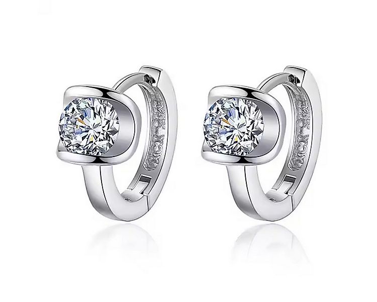 ELLAWIL Paar Creolen Ohrschmuck Damenohrringe Zirkonia Creole Ohrcreolen Gl günstig online kaufen