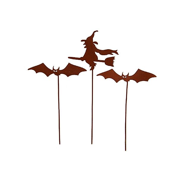 UNUS GARDEN Gartenstecker Blumenstecker in Rostoptik günstig online kaufen