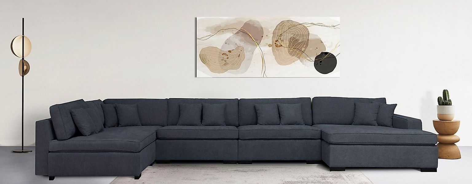 Guido Maria Kretschmer Home&Living Wohnlandschaft Skara XXL U-Form, Lounge- günstig online kaufen