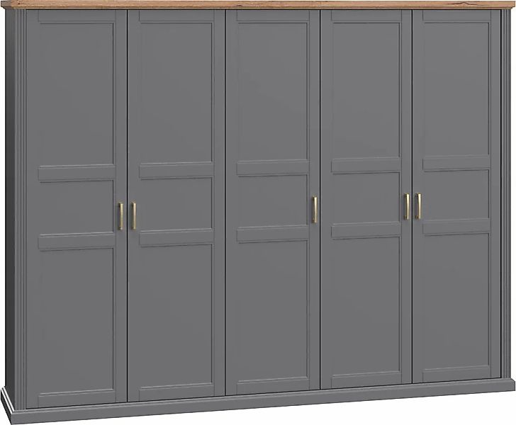Home affaire Kleiderschrank "Tara, wahlweise 4 Breiten, hoher Schrank 227cm günstig online kaufen