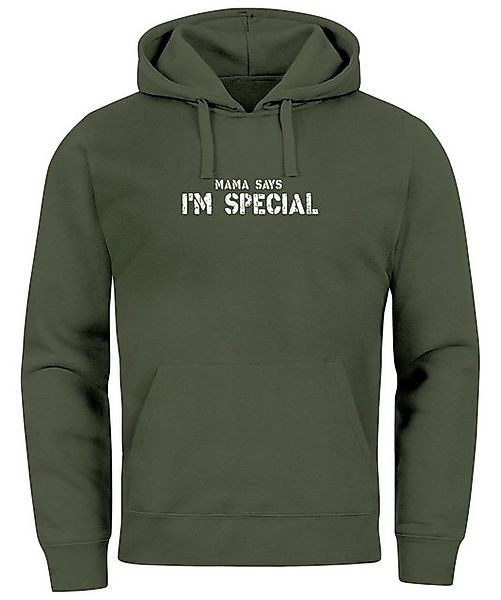 Neverless Hoodie Hoodie Herren Shirt Spruch lustig Mama Says I Am Special I günstig online kaufen