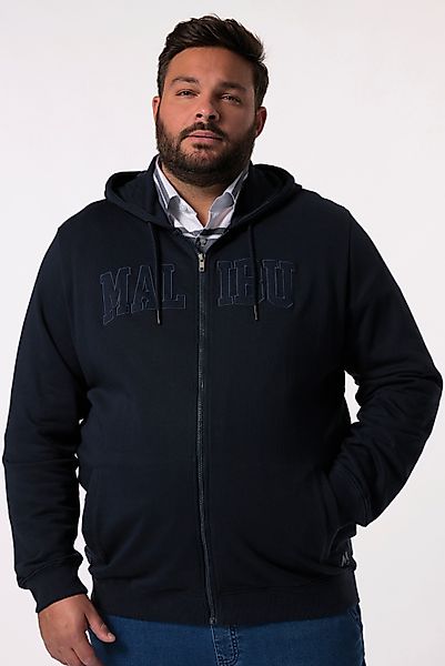 Men Plus Fleecejacke Men+ Kapuzen-Sweatjacke Applikation günstig online kaufen