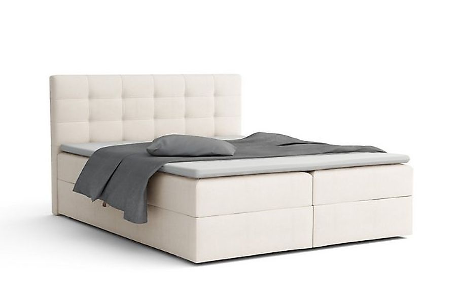 Deine Möbel 24 Boxspringbett FLORIDA Boxbett Schlafzimmerbett Ehebett in St günstig online kaufen
