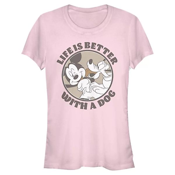 Disney Classics - Micky Maus - Micky & Pluto Dog Life - Frauen T-Shirt günstig online kaufen