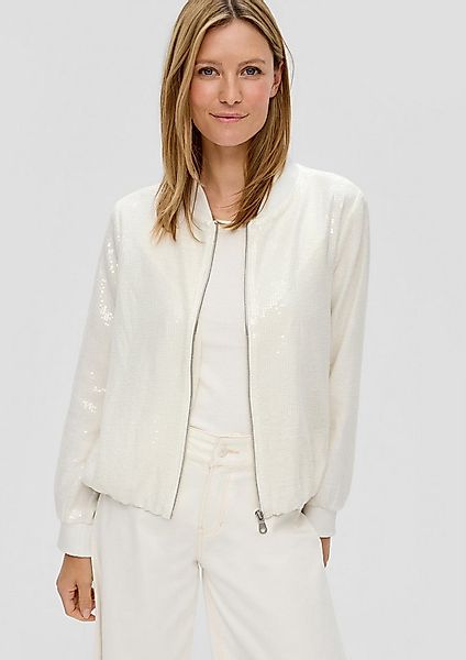 s.Oliver Jackenblazer Indoor-Blazer Blouson mit Pailletten günstig online kaufen