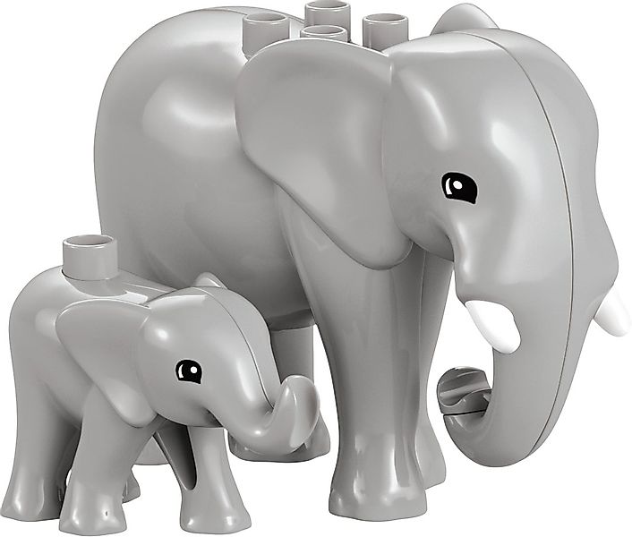 LEGO® LEGO DUPLO Tierwelt: 2 Elephanten Spielbausteine günstig online kaufen