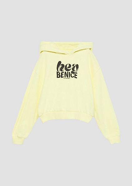 s.Oliver Sweatshirt Sweatshirt Oversized Kapuzen-Sweatshirt mit Front-Print günstig online kaufen