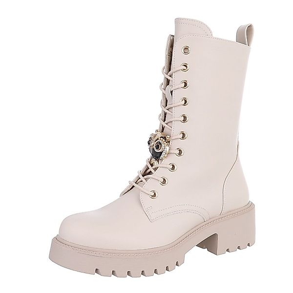 Ital-Design Damen Schnürschuhe Freizeit Schnürstiefelette (87118125) günstig online kaufen