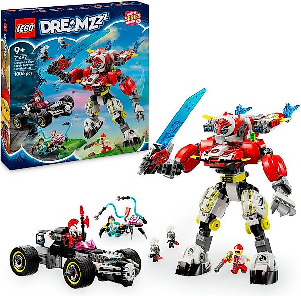 LEGO® Coopers Tiger-Mech und Zero's Hot Rod Auto (71497), LEGO DREAMZzz Kon günstig online kaufen