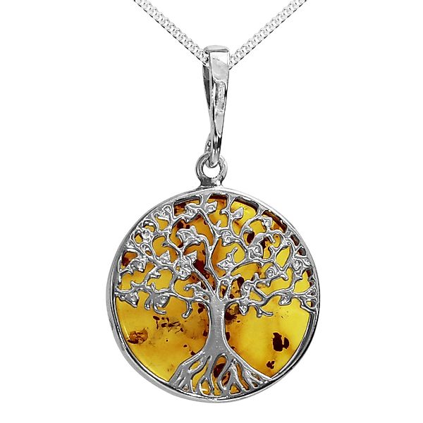 OSTSEE-SCHMUCK Kette mit Anhänger - Lebensbaum günstig online kaufen