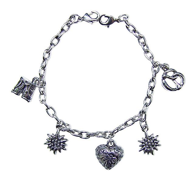 Trachtenland Bauchketten und Fußketten Set Dirndl Charivari Kette mit Herz günstig online kaufen