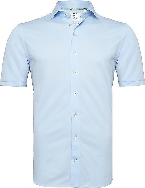 R2 Japanese Knitted Hemd Shortsleeve Hellblau - Größe S günstig online kaufen