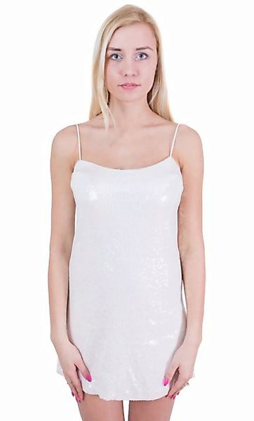 Sarcia.eu Minikleid Weißes Minikleid - Pailletten, John Zack S günstig online kaufen